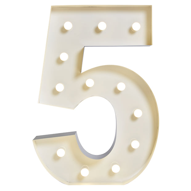 Marquee "5" Lumineux
