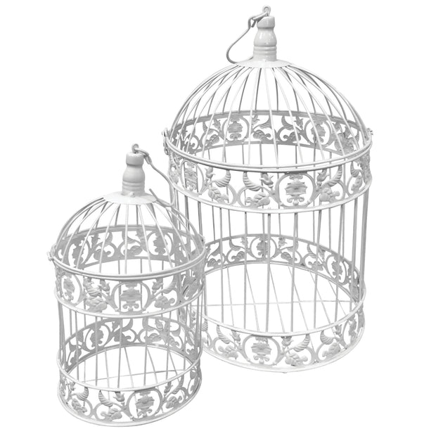 Cage d'Oiseaux Blanche