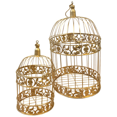 Cage d'Oiseaux Or