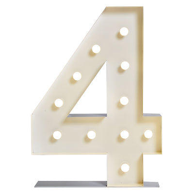 Marquee "4" Lumineux