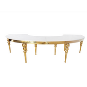 Table Louisa Quart Rond Or