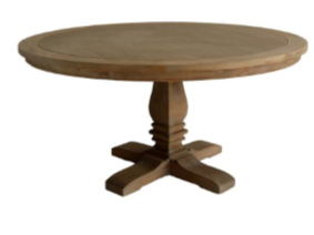Table Design en Bois Ronde - Sacremento