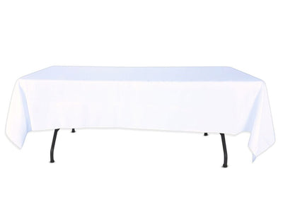 Nappe Rectangulaire Polyester Blanc