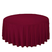 Nappe Ronde Polyester Rubis