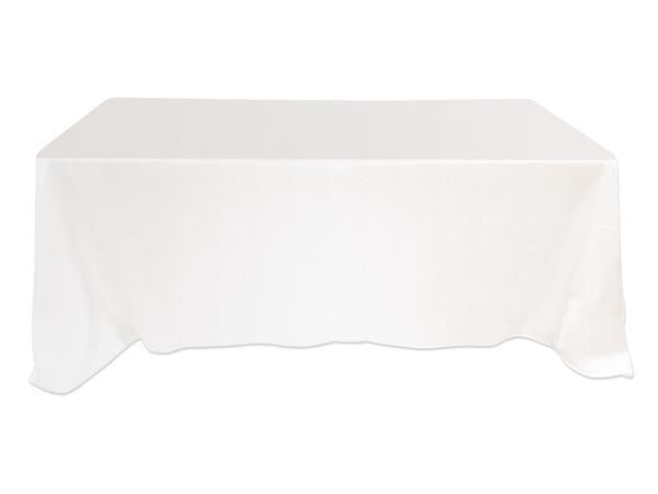 Nappe Rectangulaire Polyester Blanc