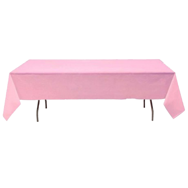 Nappe Rectangulaire Polyester Rose